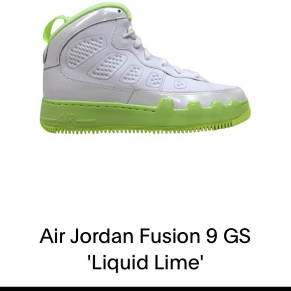 Jordan Other - Air Jordan Fusion 9 Gs Liquid lime